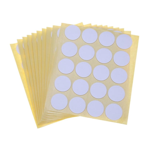 Cinta Especial Doble Cara para Mechas Velas Diámetro 2 Cm Grosor 1 Mm Accesorios Adhesivos para La Base 200 Unidades/paquete (infracción La Marca GLUE DOTS)