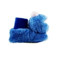 thumbnail image 4 of Sesame Street Cookie Monster Elmo Toddler 3D Head Sock Top Slippers STF7665BSS, 4 of 7