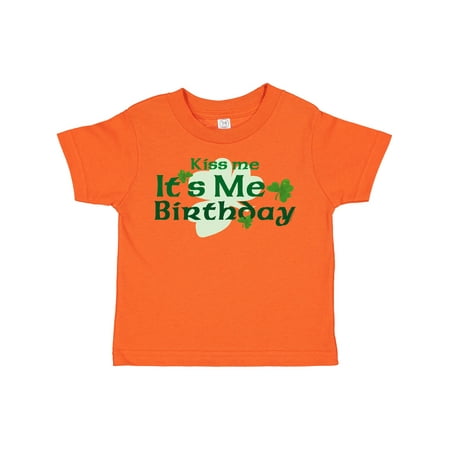 

Inktastic Kiss Me Irish Birthday Gift Toddler Boy or Toddler Girl T-Shirt