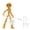 Orange, variant on Glow in The Dark Posable Stick Man Action Figure, Luminous Flexible Dummy Doll Figurine, Replaceable Desktop Ornament, Creative Tabletop Decor for Home Office Desk Display, Blue