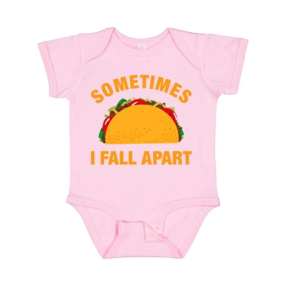 Inktastic Tacos Fall Apart Boys or Girls Baby Bodysuit