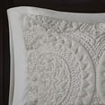 thumbnail image 3 of Arya Medallion Ultra Plush Comforter Mini Set Grey Twin, 3 of 4