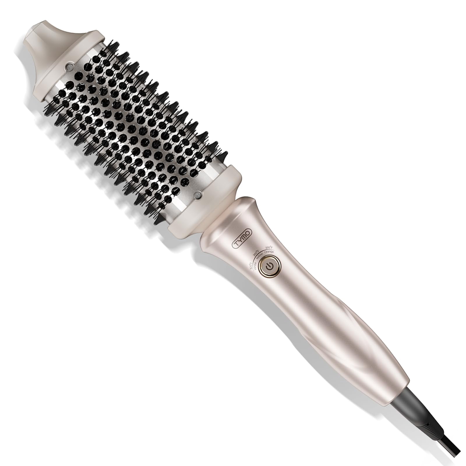 Cepillo redondo térmico TYMO STYLUX de 4,3 cm con tecnología Flexi-Fit