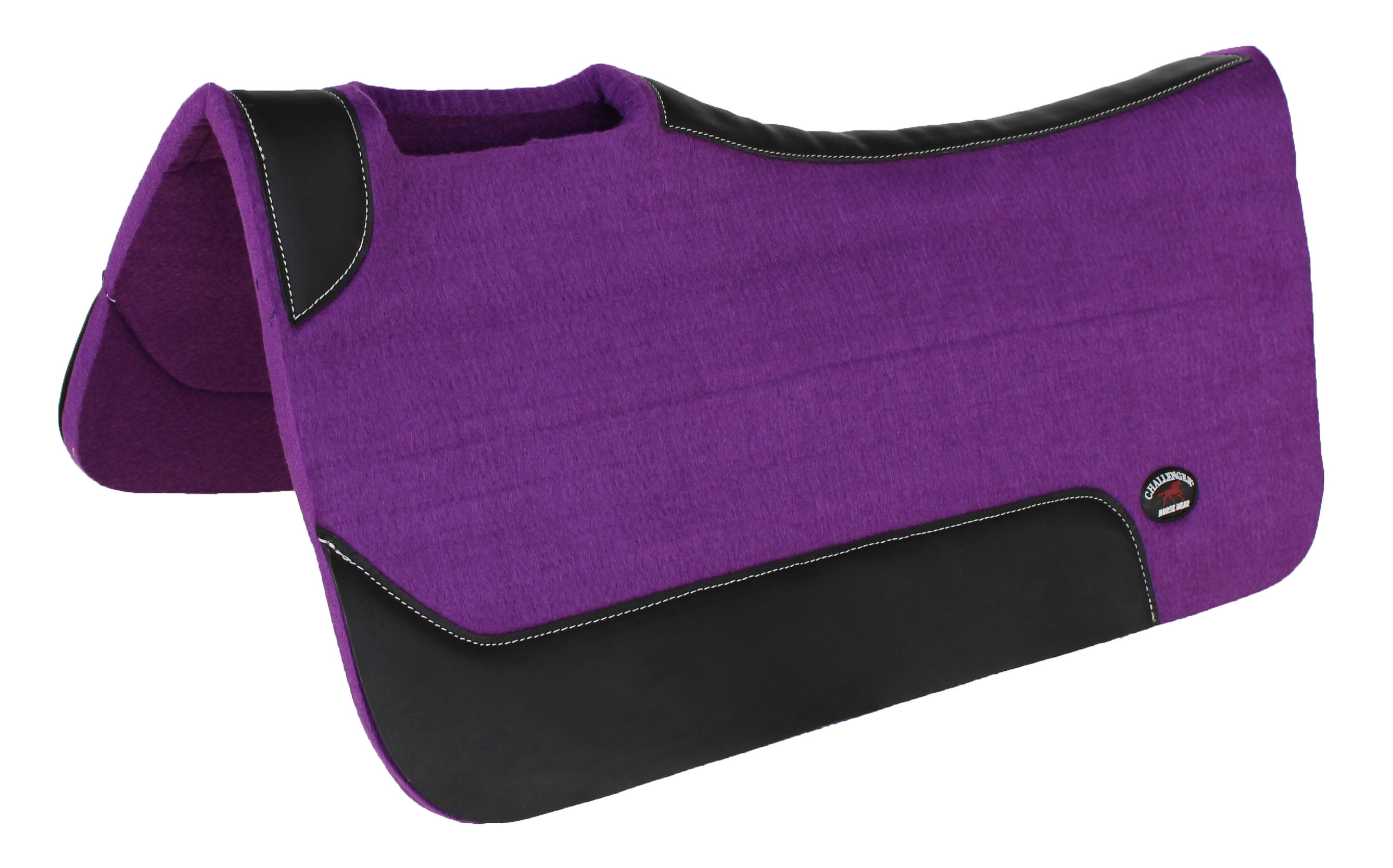 Thick Horse SADDLE PAD Western Contour Wool Felt Therapeutic 3981