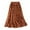 A-Orange786, variant on Women Polka Dot Linen Maxi Skirt Elastic Waist Drawstring Flowy Skirt Casual Daily Beach Wear Skirt