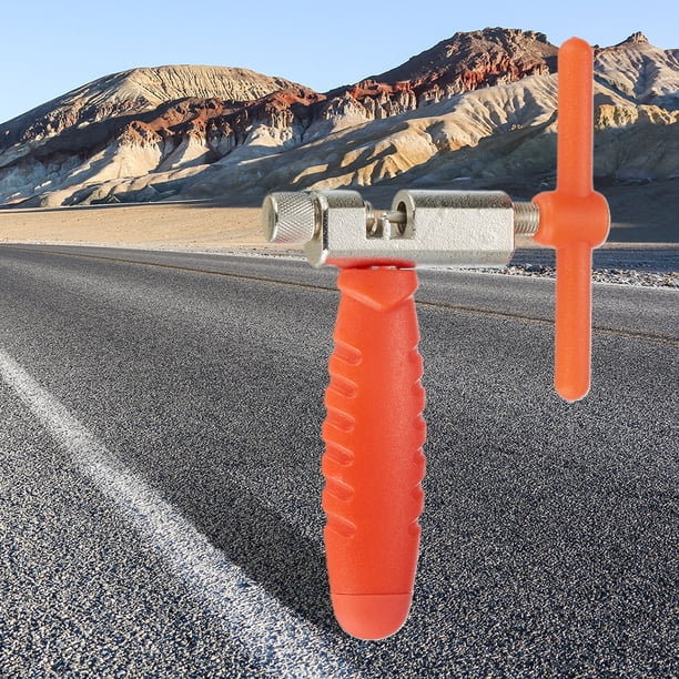 Cortador de cadenas de bicicleta de acero al carbono, herramienta de reparación de ciclos de bicicleta de montaña y carretera