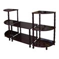 thumbnail image 2 of 3-Piece Wooden Accent Table Set, Dark Cherry finish, 2 of 2
