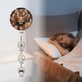 thumbnail image 3 of Modern Round Wall Clocks Non-Ticking Silent Clocks Battery Operated Quartz Clock Decorative for Bathroom,Office-Tiger Surrounded By Flowers And Leaves(16inch), 3 of 4
