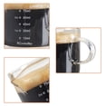 thumbnail image 5 of BCnmviku 2 PACK Espresso Glass Measuring Cup Triple Pitcher Milk Cup 75ML Espresso Cups with Handle Shot Glass with V-Shaped Mouth Clear Accessories Milk Frothing Pitcher, 5 of 7