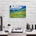 thumbnail image 3 of Epic Graffiti 'Landscape From Saint-Remy' by Vincent Van Gogh, Giclee Canvas Wall Art, 16"x12", 3 of 8