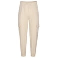 thumbnail image 4 of xiaxaixu Men Cargo Pants, Elastic Waist Drawstring Solid Loose Casual Pants Trousers with Pockets, 4 of 7