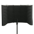 thumbnail image 5 of 5 Panel Foldable Microphone Isolation Shield Recording Sound Absorber Foam Panel, 5 of 5