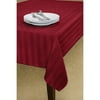 Canopy Stain Resistant Ribbon Stripe Microfiber Tablecloth, Rich Plum