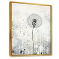thumbnail image 2 of Designart "Dandelion In Subdued Tones III" Dandelion Floater Framed Canvas Art Print, 2 of 5