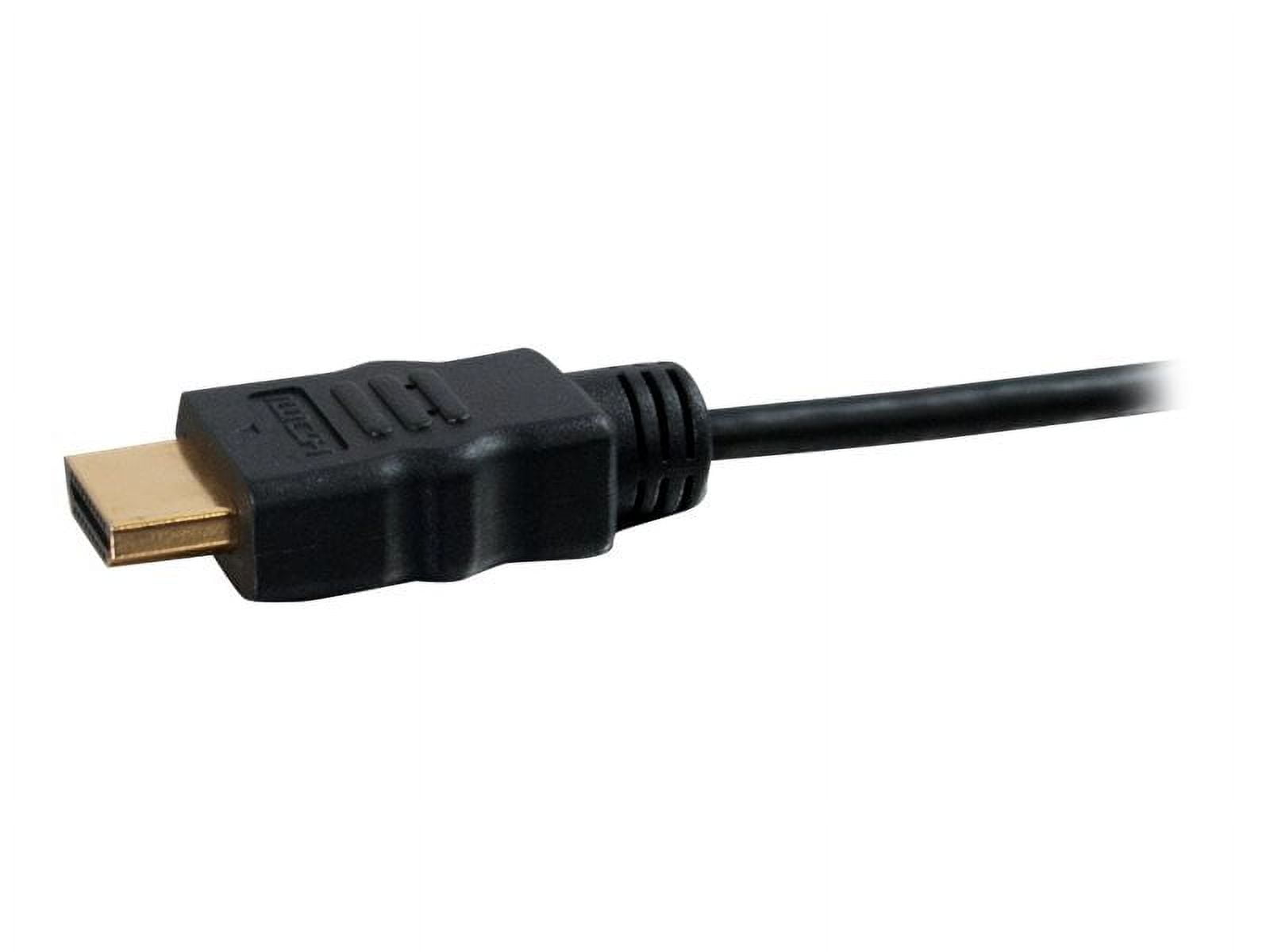 C2G 10ft High Speed HDMI to HDMI Micro Cable with Ethernet - HDMI with Ethernet cable - 10 ft