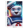 thumbnail image 2 of Ghostbusters Stay Puft Beach Towel Microfiber Soft Absorbent Quick-Dry Bath Towel 130x80cm for Bathroom Shower Guests Pool Swimming Camp Holiday Gym for Kid Adult, 2 of 8