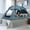 Blue, variant on LiteHaven Bed Tent for Twin Size Bed, 3-Door Canopy with 80% Blackout & Breathable Mesh, Portable Private Sleeping Tent for Adults - Easy Setup Bedroom Privacy & Nap Space,Black