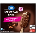 thumbnail image 1 of Great Value Milk Chocolatey Almond Ice Cream Bars, 720 mL (10 x 72 mL), 1 of 5
