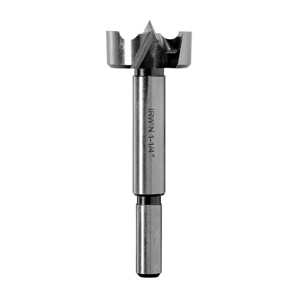 Irwin Marples 1 1/4 in. Dia. x 6 in. L Carbon Steel Forstner Drill Bit