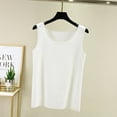 thumbnail image 3 of ZyeKqe Tank Top for Women Thermal Fleece Lined Underwear Tops Sleeveless Round Neck Seamless Base Layer Vest, 3 of 3