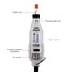 thumbnail image 5 of Amoladora Eléctrica De 220V, 130W, 8000-30000Rpm, Máquina Pulidora De Lijado Multifuncional De Mano Para Piedra De Cerámica De Metal Plástico Kearding TO005509-01, 5 of 7