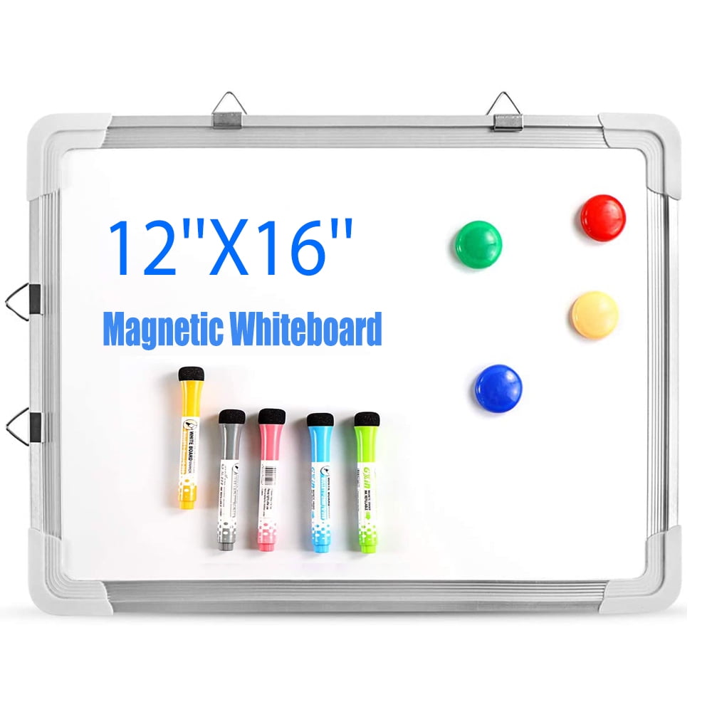 Brizi Living 12 X 16 Small Dry Erase White Board Magnetic Hanging Whiteboard Easel For Wall