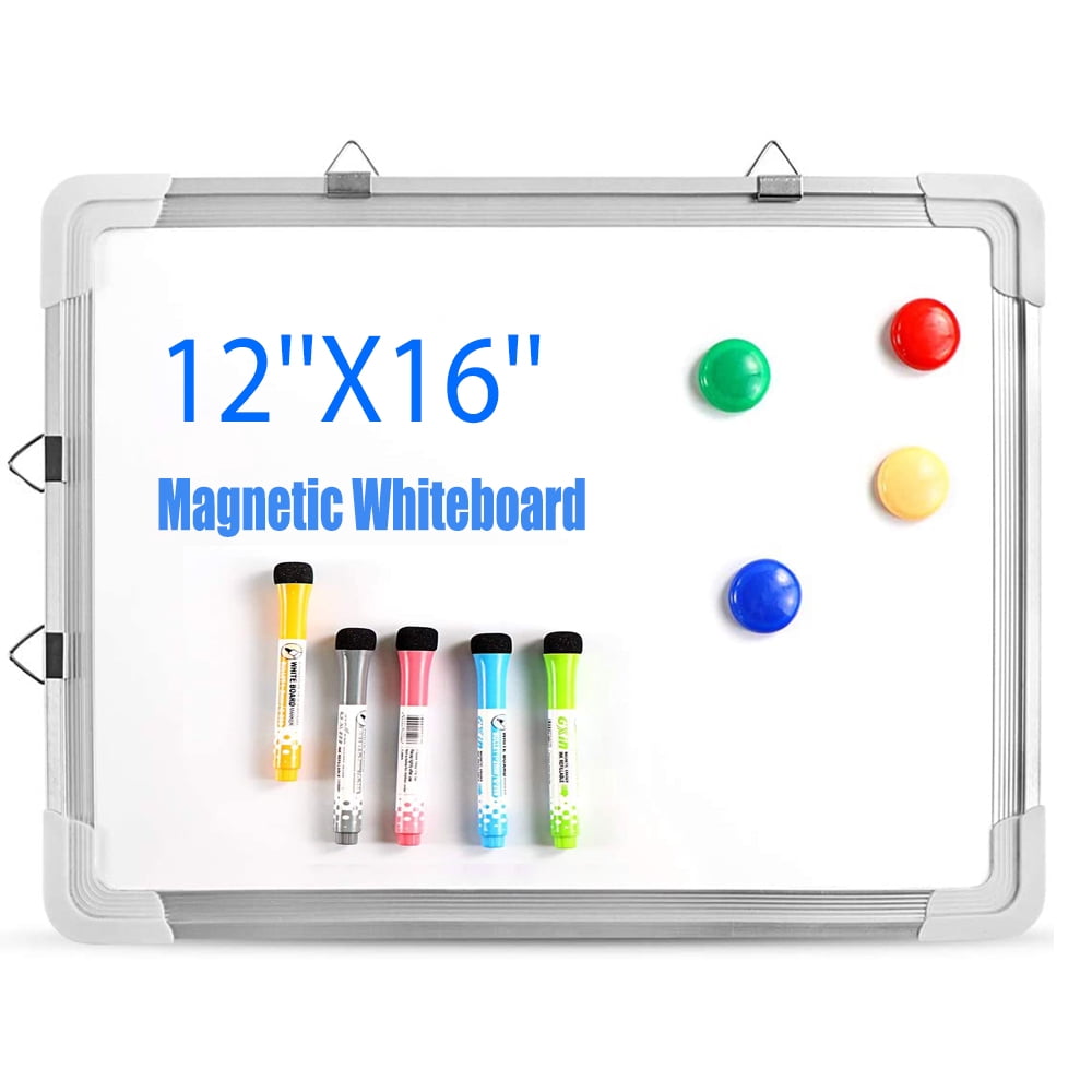 TCTrade 12" x 16" Small Dry Erase White Hanging Whiteboard Easel for Wall with