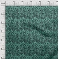 thumbnail image 2 of oneOone Georgette Viscose Dusty Teal Green Fabric Tiger Animal Skin Diy Clothing Quilting Fabric Print Fabric By Yard 42 Inch Wide, 2 of 4