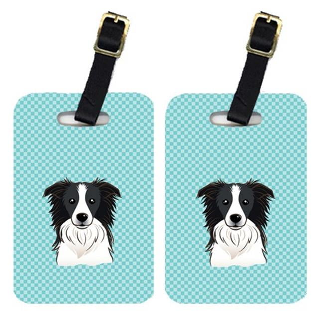 Canine Designs Set of 2 Bearded Collie Luggage Tags