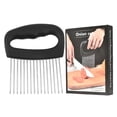 thumbnail image 2 of 2026 16-Prong Stainless Onion Slicer Holder – Tear-Free Vegetable Cutting Assistant with Comfort Grip for Tomatoes, Potatoes & Lemons, 2 of 5