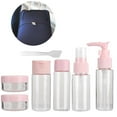 thumbnail image 3 of FAGINEY 2 Colors 7pcs/Set Portable Reusable Empty Makeup Spray Bottle Lotion Cream Container Kit,Makeup Bottle Set, Travel Bottle Kit, 3 of 8