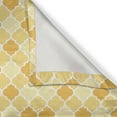 thumbnail image 5 of Ambesonne Quatrefoil Grommet Curtain, Trellis in Yellow, 50" x 108", Marigold Mustard White, 5 of 6