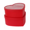 thumbnail image 4 of 2 cajas rellenables con forma de corazón, caja de jabón con forma de flor y tapas transparentes para fiestas, arreglos florales, manualidades para, 4 of 9