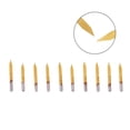 thumbnail image 3 of 10pcs 3.175mm  Coated Wood Carving Bits Engraving CNC Bit Router Carving Tool 30 Degree, 3 of 8