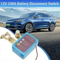 thumbnail image 4 of 12V 240A Remote Battery Disconnect Switch, Automatic Power Off Switch, 4 of 5