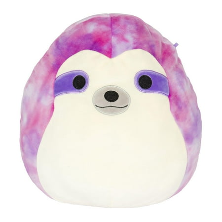 Squishmallow 16 Inch Pillow Pet Plush - Tie Dye Sloth - Walmart.com