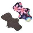 thumbnail image 1 of Serviette Hygiénique, Serviette Menstruelle Lavable en Fibre de Charbon Réutilisable Allongée L 33 cm, 1 of 8