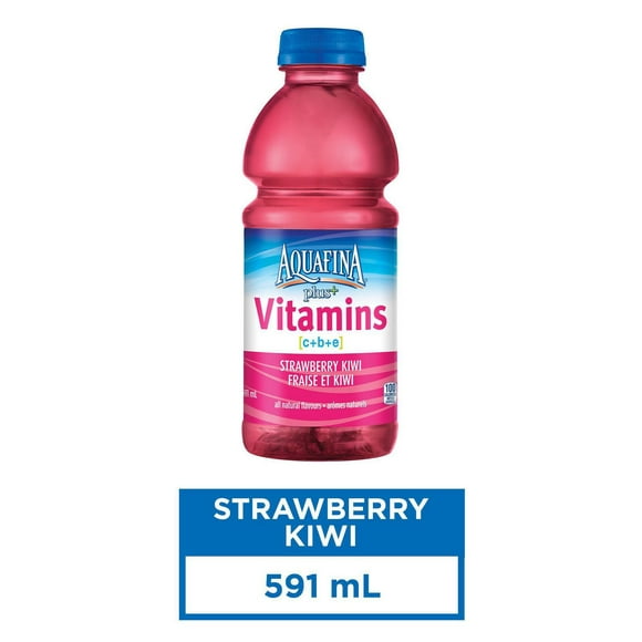 Aquafina Plus Vitamins Strawberry Kiwi, 591mL