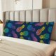 thumbnail image 2 of Balery Abstract Bright Pineapple Fruit Retro Funda Protectora para Almohada Corporal de Algodón Hipoalergénico con Cierre(55 x 21 pulgadas), Almohadas No Incluidas, 2 of 7