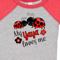 thumbnail image 4 of Inktastic My Yaya Loves Me with Cute Ladybugs Boys or Girls Baby Bodysuit, 4 of 5