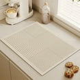 thumbnail image 5 of Diatomite Drying Mat for Kitchen Countertops | Heat Insulation & Non-Ironing Dish Drying Pad | 15.74x11.81 Inch Beige Absorbent Mat for Dishes & Cookware, 5 of 6