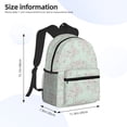 thumbnail image 4 of Vsdgher Retro Snake Print Unisex Large Capacity Bookbag Schoolbag Casual Daypack for High School/College/Teens/Travel/Work, 4 of 8