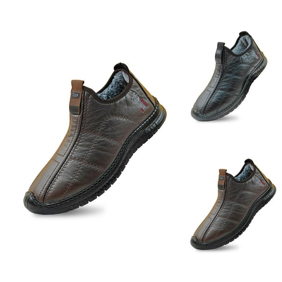 Men's Casual Shoes Winter Warm Comfortable Walking Sneakers For Daily Wear Non Thick Sole Mens Shoes Wide