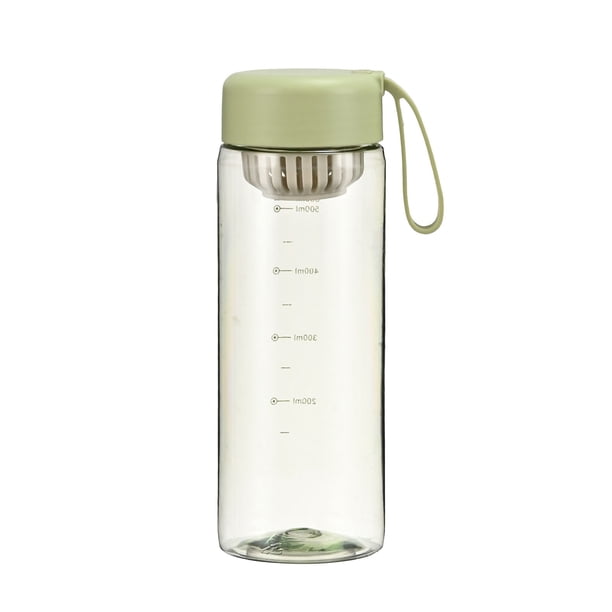 Botella deportiva de 600 ml, portátil, a prueba de fugas, ideal para fitness al aire libre en gimnasios femeninos.