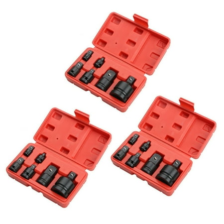 

18PCS Impact Reducer & Sleeve Adapter Socket Wrench 1/4 1/2 3/8 3/4 Drive Air Ratchet Breaker Drive Spanner Set