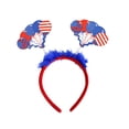 thumbnail image 7 of 250 Anniversary 4Th Of July Red, White Blue Headbands Patriotic Party Hair Accessories Independence Day Headbands Glitter Headbands Women’S Hair Accessories, Independence Day Party Decorative, 7 of 7