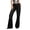 Black, variant on Women's Totally Shaping Curvy Stretchy Bootcut Flare Denin Jeans with Pockets(Available In Plus Size) Black XXL