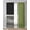 Green, variant on Sage Green Black Sheer Curtains 84 Inch Length 2 Panels Set for Living Room/Bedroom, Farmhouse Striped Modern Abstract Art Kitchen Curtains Grommet Semi-Sheer Curtains Window Treatments 42"x84"x2