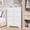 White, variant on Juiluna Bedroom Dressers with 4 Drawers, Wood Chest of Drawers with Gold Handles for Closet, Modern Tall Dressers, Nightstand, Wooden Storage Organizer Cabinet for Living Room, Hallway