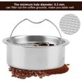 thumbnail image 4 of 51mm Coffee Filter Removable Stainless Steel Double Wall Filter Non Pressurized Filter Basket Powder Tank Pressure for GUSTINO, 4 of 7